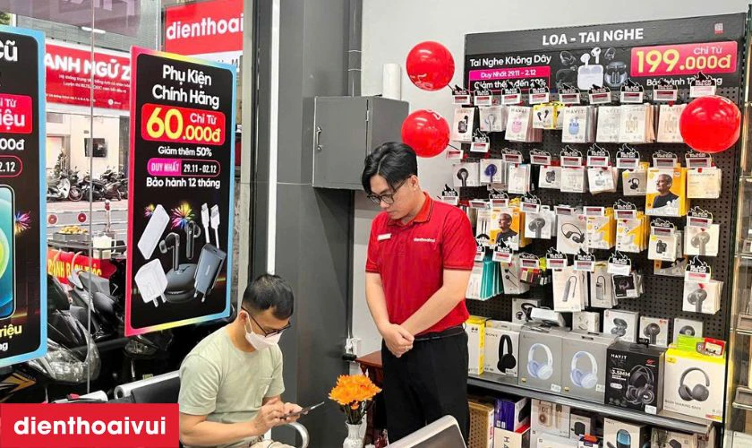 Nhận máy và ghi nhận lỗi thiết bị